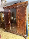 0115 Armario libreria de madera de caoba con marquetería (4).webp