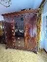 0115 Armario libreria de madera de caoba con marquetería (5).webp