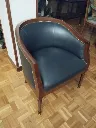 0117 Butaca de caoba, estilo imperio, tapizada en piel, azul marino (3).webp