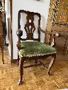 0126 Silla de brazos Reina Ana madera de nogal (5).webp