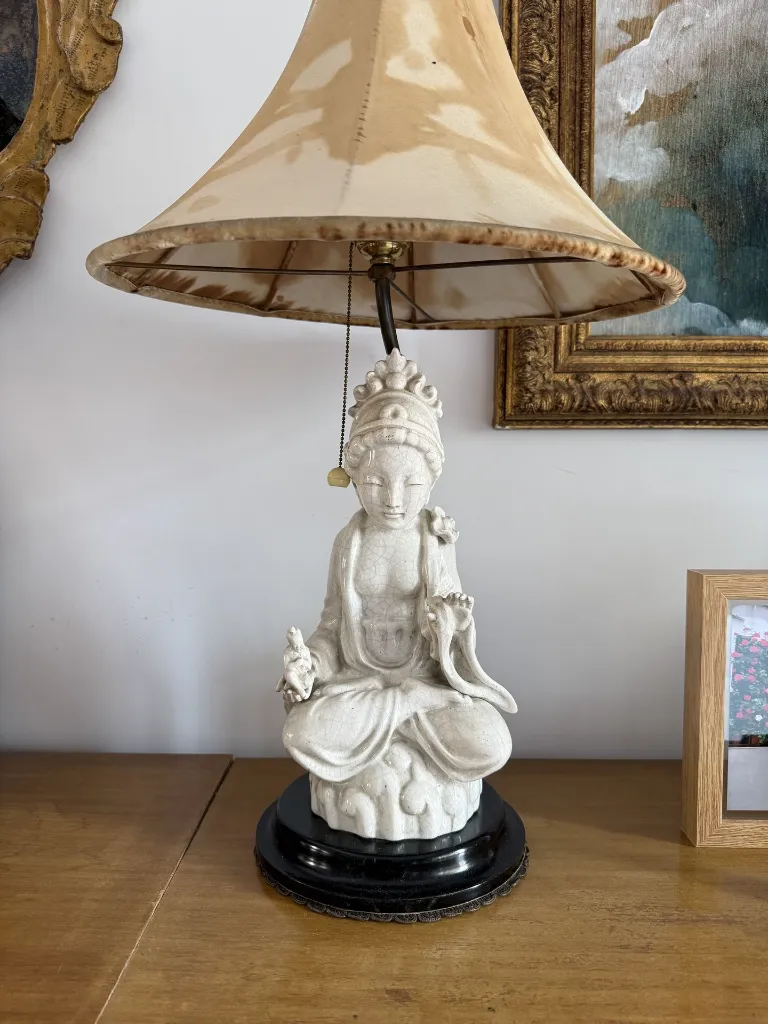 0127 Pareja de lámparas de porcelana motivo oriental  (7).webp