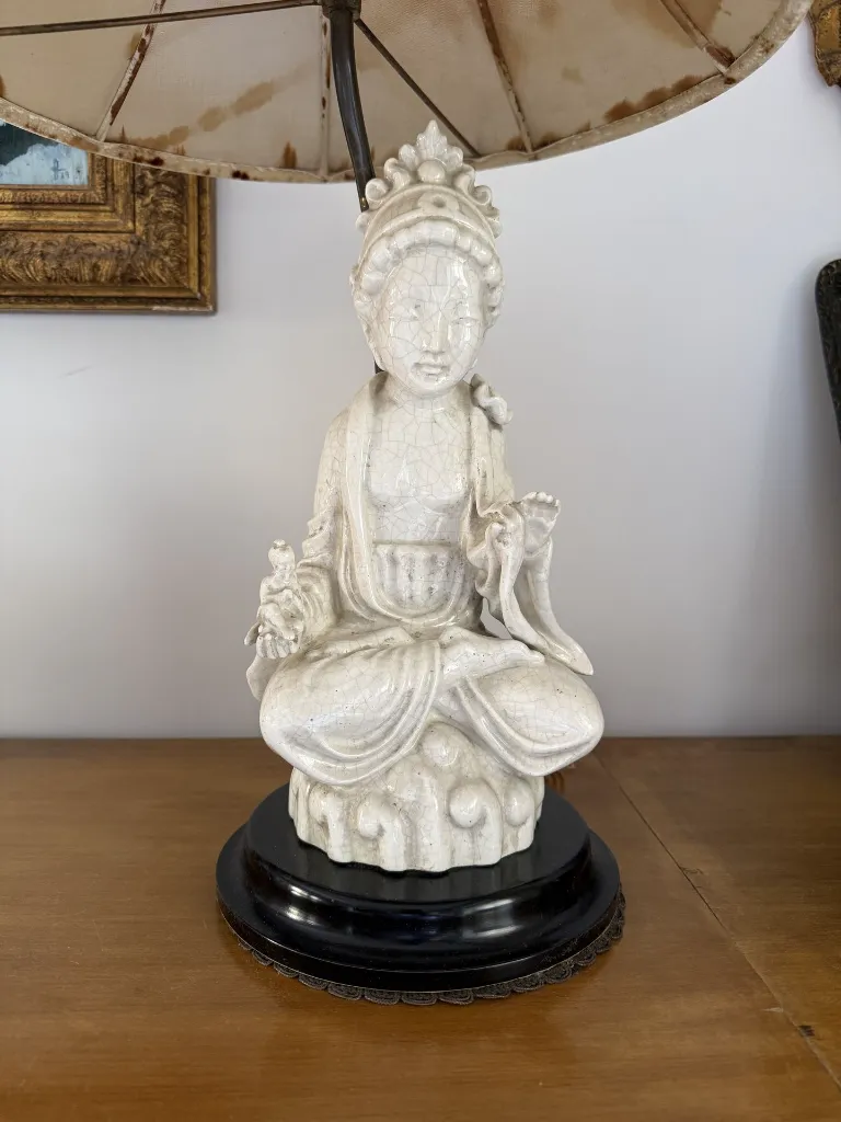 0127 Pareja de lámparas de porcelana motivo oriental  (3).webp