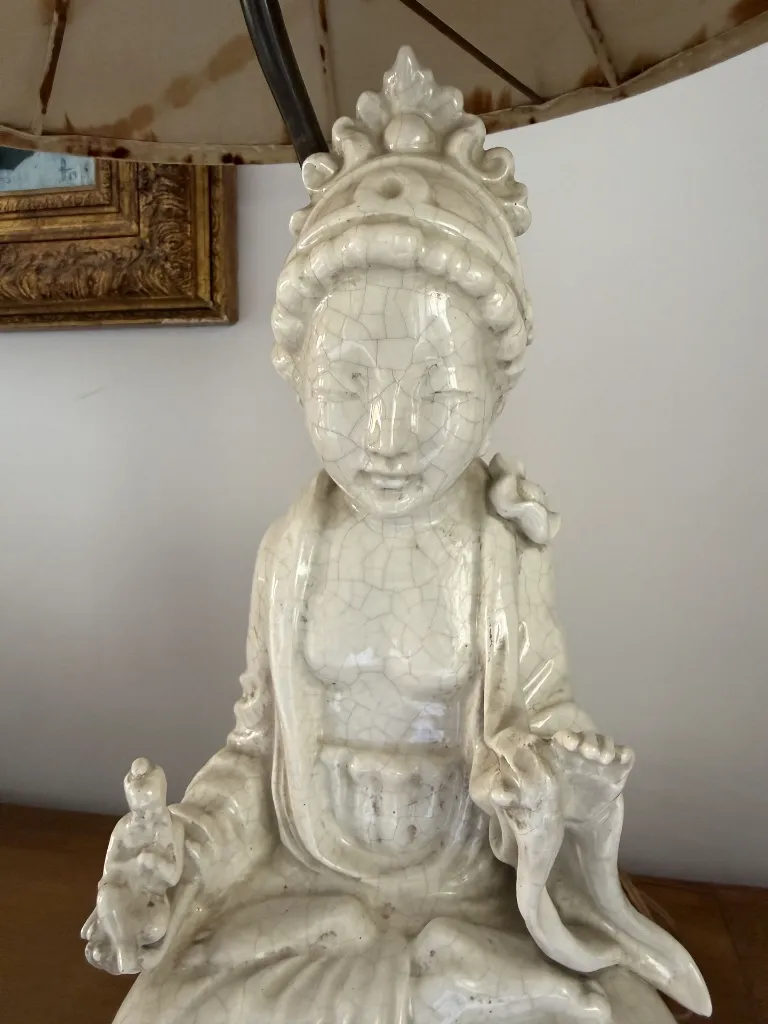 0127 Pareja de lámparas de porcelana motivo oriental  (2).webp
