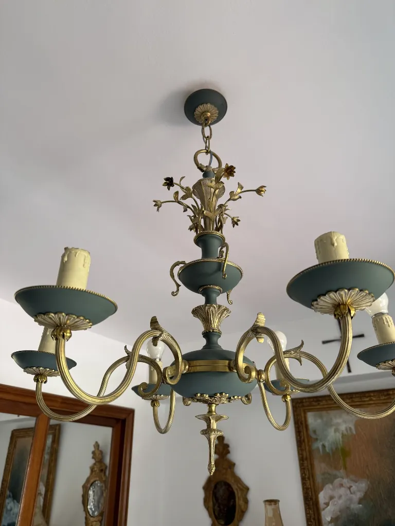 0128 Lampara de bronce y porcelana (14).webp