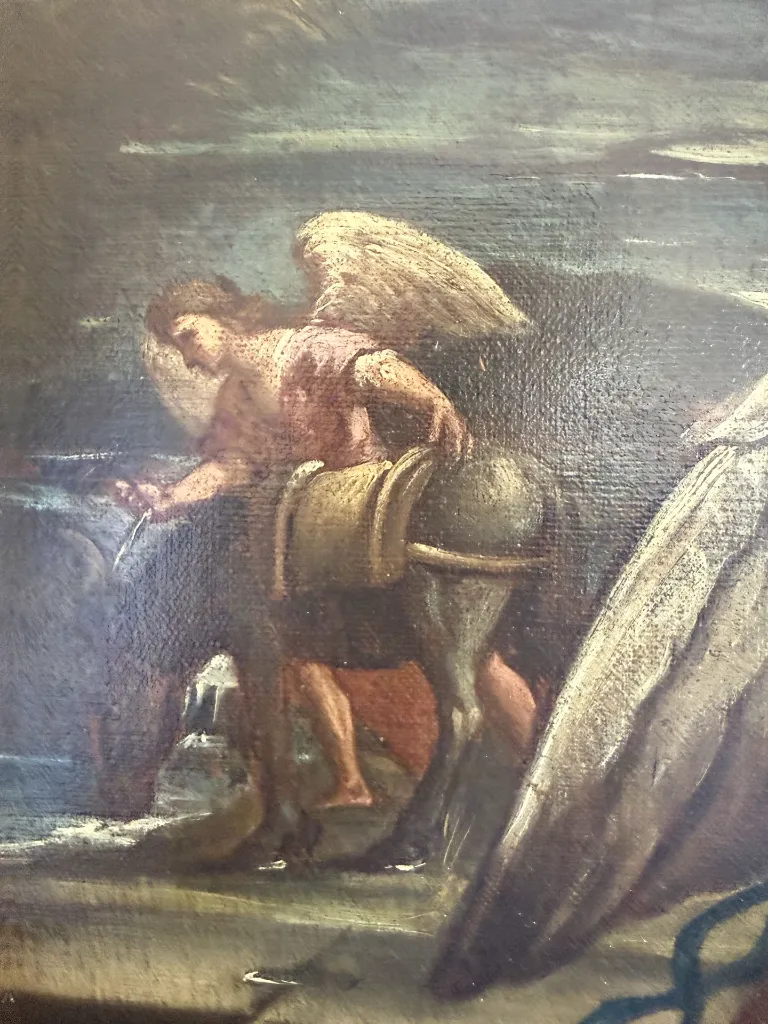 0135 Óleo sobre lienzo Descanso en la Huida a Egipto (3).webp