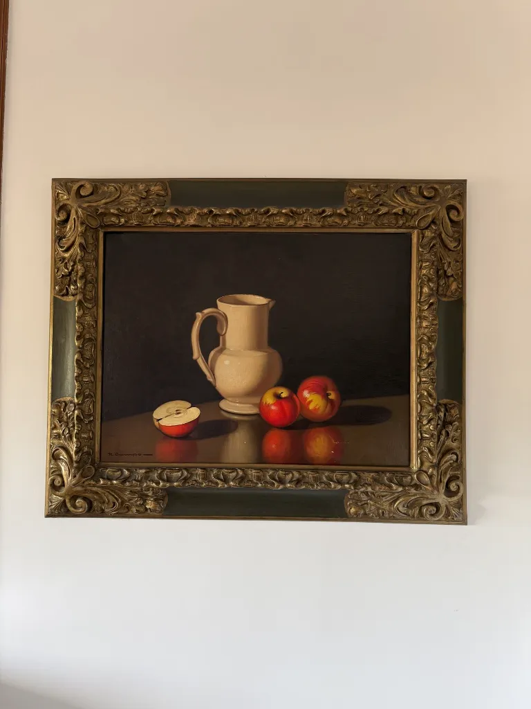137 Rosalía Campo — Bodegón con jarra y manzanas  (9).webp