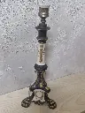 Pie de lámpara estilo imperio de porcelana