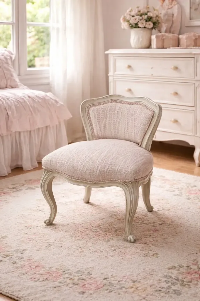 Sillita lacada de niño de mitad del siglo XX