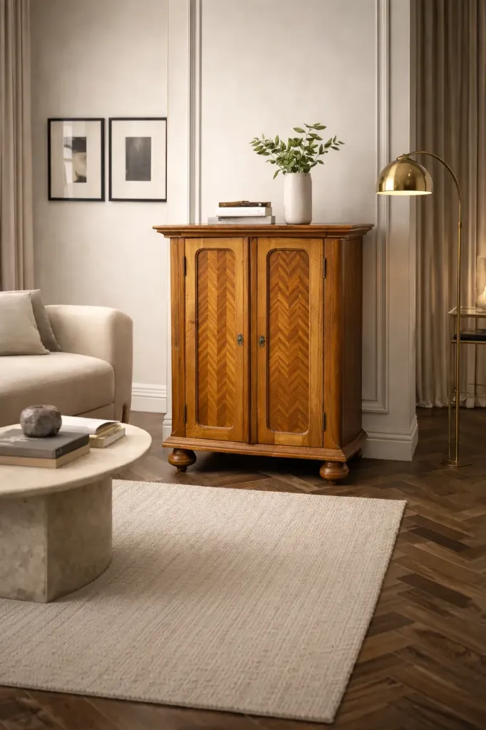 Musiquero corpóreo palo rosa plumeteado