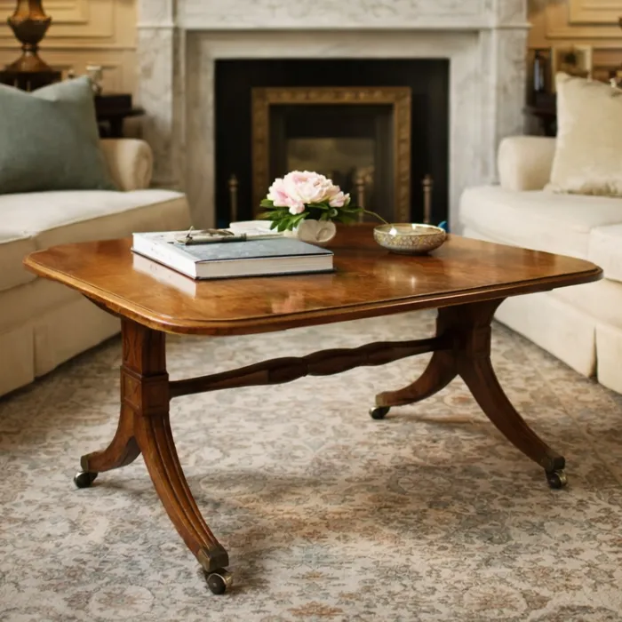 Mesa de centro de Caoba