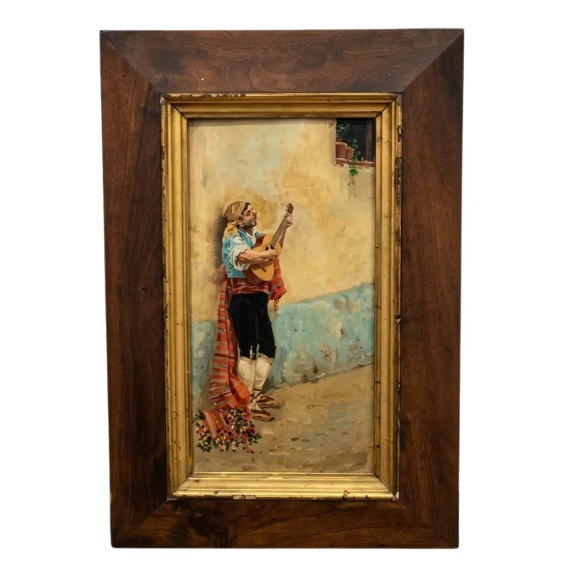Cuadro Guitarrista costumbrista